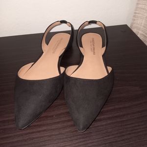 Black loafers, 9 1/2